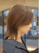 シム 千葉(sim) くびれボブとオリーブベージュ stylist今井