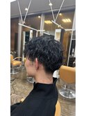波巻きパーマ