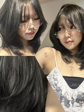 アイシー 表参道(ICY) ダークグレージュ&ミディアムレイヤー