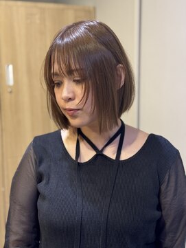 ローレンジウ(LOREN JU) 透明感髪質改善ベージュダブルカラーミルクティーグレージュ