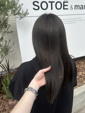 ソトエアンドマーブ 久喜店(SOTOE&marbb) 質感再生カラーと4ステップTRでサラツヤ髪に