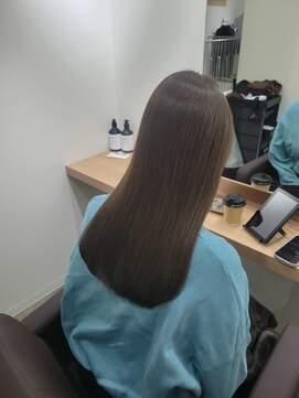 アトレ(attrait) ロング×オリーブグレージュ