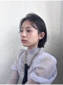 ミニボブウルフカットデジタルパーマレイヤーカット
