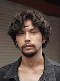 渋谷サーフカール大人プードルパーマ外国人風パーマメンズパーマ