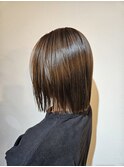 切りっぱなしボブ