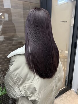 ヌープヘアーアイス(NUUP.hair ici) 夏◎ブリーチなしミルクティーベージュ20代30代透明感カラー