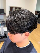 デプト(DEPT.)&nbsp;フェザーパーマメンズマッシュニュアンスパーマツイストパーマ