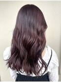 チェリーレッド 透明感カラー レディース 宇都宮