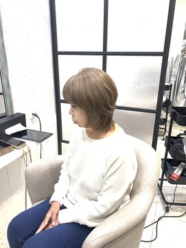 イーズ バイ インス(Yeeee.s by INCE) 白髪ぼかし/白髪改善カラー/ショート/透明感カラー/脱白髪染め