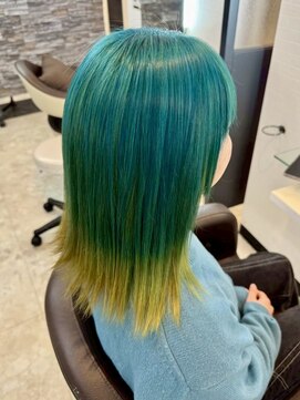 宇都宮ブリーチダブルカラー髪質改善トリートメントケアカラー