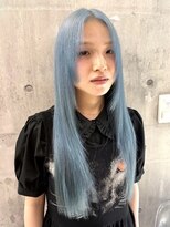 ワンズオゼ 渋谷(ONE's oze) ハイトーン/ダブルカラー/大人ガーリー/ダークアッシュ/似合わせ