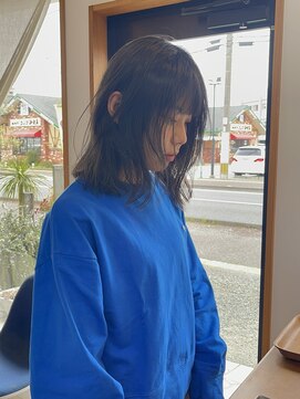 BRIDGE HAIR 【ミディアム/平田晶】暗髪/グレージュ/髪質改善