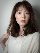 カバーヘア ブリス 北浦和(COVER HAIR bliss)&nbsp;ダークアッシュブラウン黒髪ミディアムレイヤーz北浦和30代40代