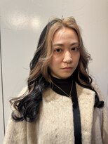 モナン(monan) フェイスフレーミングカラーハッシュカットレイヤーカット
