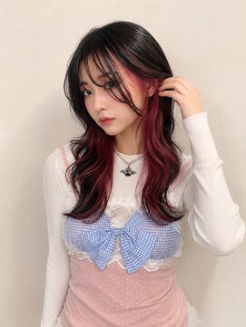 ラビットホール(Rabbit hole) 【misato】チェリーピンクのインナーカラー