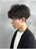 刈り上げセンターパート/波巻きツイストスパイラル/群馬高崎