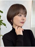 コンパクトショートカット丸みショートくびれショートボブ表参道