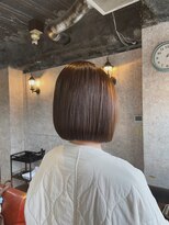 錦糸町 美容室 ラウンズ(Rounds)&nbsp;毛先バツン切りっぱなしボブ