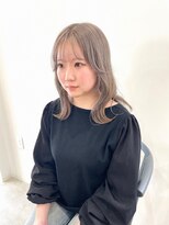 ヒュー(HUE)&nbsp;ミルクティーベージュ　グレージュカラー