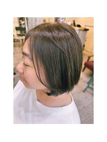 ヒラソル(girasol)&nbsp;軽やかボブ／高濃度水素カラー/まろやかベージュ