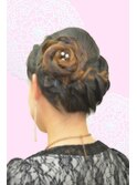 おしやれパーティーヘアー
