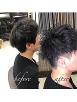 リライト&nbsp;［relight尼崎］束間ツイストパーマ×ツーブロック