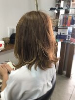 ヘアクリエイト エクセル美容室(Hair Create EXCEL) ツヤと透明感のミルクティベージュ