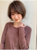 丸みショートボブ
