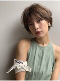 大人ショート&スターダストベージュ