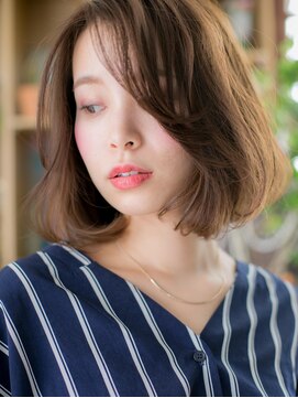 カバーヘア ブリス 上尾西口店(COVER HAIR bliss) ■透け感シースルーカラールーズヘア12-32★上尾30代40代50代