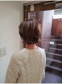 クセ毛風ミニボブ