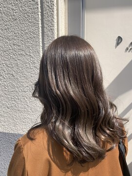 ヘアー アンド スパ パーム(hair and spa palm) 艶と透明感が魅力☆オリーブブラウン
