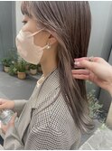 天神 大名 ホワイティーベージュ インナーカラー