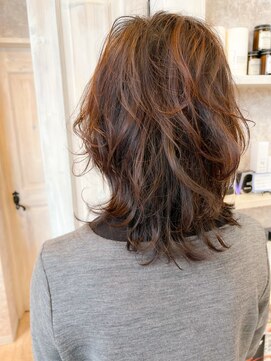 キャアリー(Caary) 福山市パーマ人気Caaryキャアリー仕上げ簡単ウェーブカール