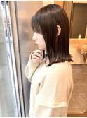 切りっぱなしボブ/チョコレート/モード/プリカール/表参道