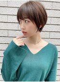 【銀座◇成田】ショコラアッシュヘルシースタイル丸みショート