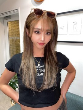 フツーロ 栄(FUTURO) プルエクステ　エクステ　グレージュ　レイヤー