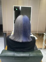 エイト プラット 渋谷2号店(EIGHT plat)&nbsp;デザインツートンカラー　シルバー×ブルー