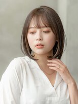 オースティン 流山おおたかの森(AUSTIN)&nbsp;大人かわいい前髪セシルカットココアブラウンフリンジウェーブ 