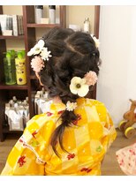 リビジ(RIBIJI)&nbsp;キッズ×浴衣ヘアセット