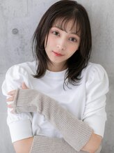 ガロウ 大通店(garou) 切りっぱなしボブ/エアリーロング/美髪/ピンクブラウン/盛岡13