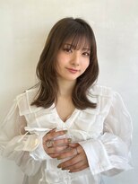 シエルバイアフロート(ciel by afloat)&nbsp;〈藤間〉顔まわりレイヤー/大人かわいい/韓国くびれヘア