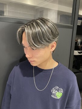 アクション 心斎橋店(ACTION) 10代20代30代 センターパート ハイライト