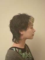 ベンジー オウン 代々木上原店(benji own) ウルフに相性良すぎなおしゃれワンカールニュアンスパーマ