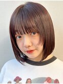 ボブカット/顔まわり/韓国風/髪質改善トリートメント/