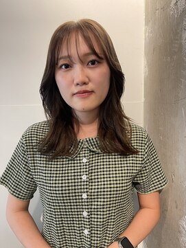 ゼストカロン(ZEST Kalon) ベージュカラー オリーブベージュ レイヤーカット 『IBU』