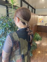 ネバーランド 平成店(NEVER LAND)&nbsp;編みおろしヘアアレンジ