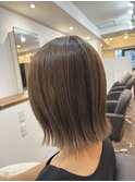 切りっぱなしボブ