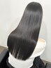 似合わせ小顔Cut+ダメージレス酸性縮毛矯正+イルミナカラー￥24000