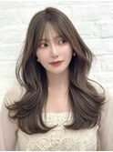 韓国スタイル/ナチュラルくびれヘア_くびれ巻き_レイヤーカット